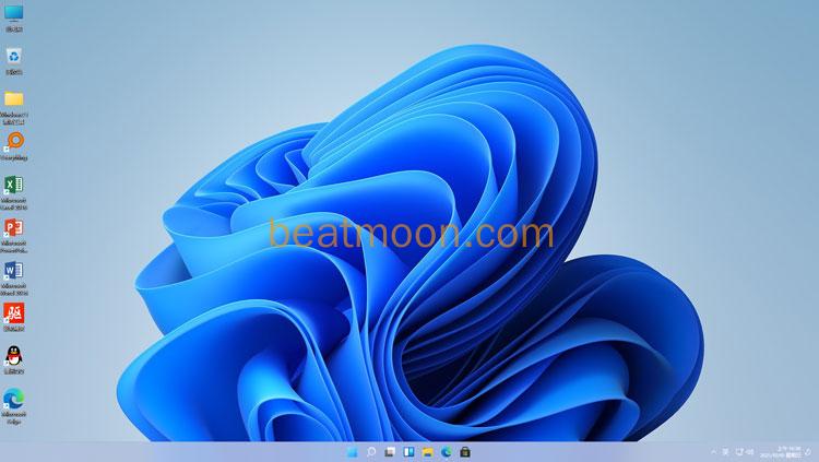 Windows 11 系统桌面展示